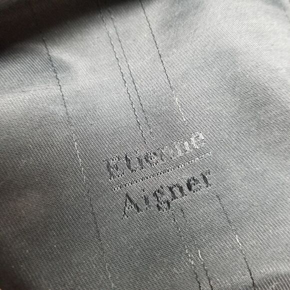 Etienne Aigner Black Vinyl Crossbody Bag - Picture 8 of 9